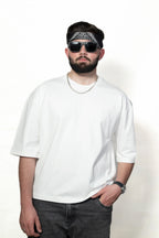 White cropped T-shirt