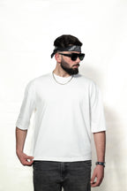 White cropped T-shirt