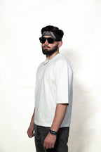 White cropped T-shirt