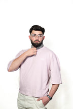 Pink cropped T-shirt